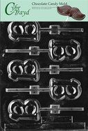 Cybrtrayd L010 13th Lolly Chocolate Candy Mold with Exclusive Cybrtrayd Copyrighted Chocolate Molding Instructions