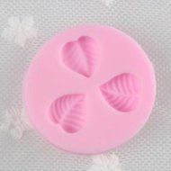 Y&amp;XL&amp;H Three Holes Leaf Leaves Silicone Mold Fondant Molds Sugar Craft Tools Resin flowers Mould For Cakes N2