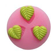 Y&amp;XL&amp;H Three Holes Leaf Leaves Silicone Mold Fondant Molds Sugar Craft Tools Resin flowers Mould For Cakes N3