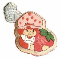 Vintage 1981 Wilton Strawberry Shortcake Birthday Cake Pan #502-3835