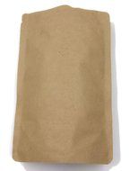 250g 8oz 1/2lb Kraft Paper Stand up Zipper Pouches Coffee Bags Coffee Pouches with Valve (Pack of 10)