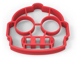 Fred &amp; Friends FUNNY SIDE UP, Skull Egg Mold N4