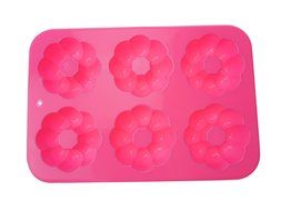 Bilipala 2 PCS Nonstick Silicone Donut Pan Pumpkin Cake Molds Muffin Cups Baking Tools N9