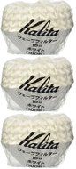 3 X Kalita: Wave Filter 155 [1-2 persons] White , # 22201, 3-Pack Value Set (Total of 300 Sheets) + Original Storage... N2