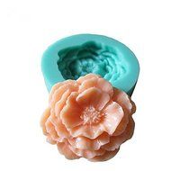 Sher 3D Peony Flowers Silicone Mold Fondant Molds Sugar Craft Tools Chocolate Mould For Cakes