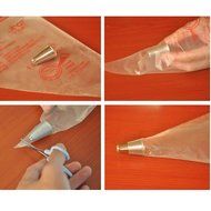 Bestgoo 100 Pack Durable Pastry Bags,14 Inch Disposable Icing Piping Cake Decorating Tool Bags Set, Non-Slip Nodules... N3