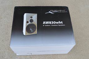 PROFICIENT AUDIO SYSTEMS AW830-WHITE 8&quot; Indoor/Outdoor Speakers (White) N2