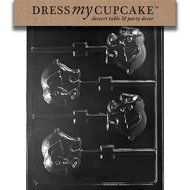 Dress My Cupcake Chocolate Candy Mold, Elephant Lollipop