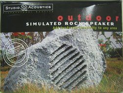 Outdoor Simulated Rock Speaker, MR-11G by Studio Acoustics