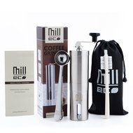 Mill Eco - Manual Coffee Grinder - Best Burr bean Grinder - Stainless Steel Adjustable, Portable, Hand grinder... N5