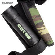 Bicycle bluetooth speakers - wireless speaker with led flashlight and 5200mAh power bank by SEASUM - waterproof... N6