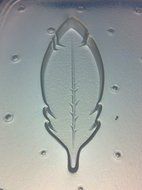 Flexible Resin Mold Feather Mould (You Choose the Size) (Large: 3.5" x 1.25" x 0.25")