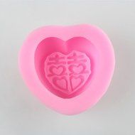 Y&amp;XL&amp;H Love Happy Character Shaped Soap Mold, Fondant Cake Chocolate Silicone Mold, Decoration Tools Bakeware N2