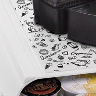 Mind Reader Anchor&#039; Coffee Pod Storage Drawer for 50 Nespresso Capsules, White N69