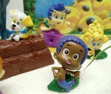 Bubble Guppies 20 Piece Birthday Cake Topper Set Featuring Gil, Bubble Puppy, Molly, Nonny, Goby, Mr. Grouper,... N7