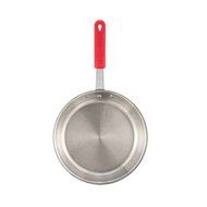 Winco FPT3-10, 10-Inch 3-Ply Fry Pan With Red Silicon Sleeve, Roasting Pan