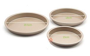 Astra shop 7-inch Carbon Steel Deep Dish Pizza Pan Nonstick Baking Pan