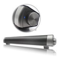 Wireless Sound Bar Bluetooth Speaker, Support TF card, 15.7in (Silver) N2