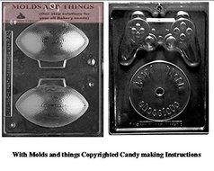 3D Football Chocolate Candy Mold, Video Game controller chocolate candy mold with &copy; molding Instructions