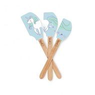 Wink 3-Piece Silicone Spatulas Set, Unicorn (Mint)