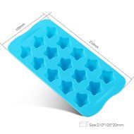 Deik 4 pieces Premium Silicone Molds for Candy, Chocolate, Ice Cube, Baking, Building of Cute Shell, Love Heart... N9