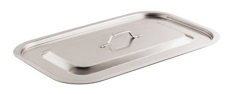 Paderno World Cuisine 11948-40 Stainless Steel Roasting Pan Cover, Small, Gray