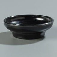 Black Melamine Salsa Dish -- 48 per case