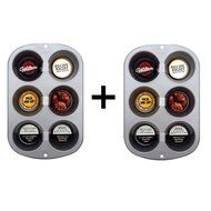 Wilton 6-Cup Jumbo Muffin Pan Pack of 2