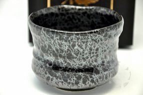Japanese Mino Yaki ware Matcha Bowl Green Tea 11 / 11 / 8cm (4.3 / 4.3 / 3.1inch)[7315] N3
