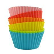 Casabella 3-Inch Standard Baking Cups, Set of 6, Assorted Colors