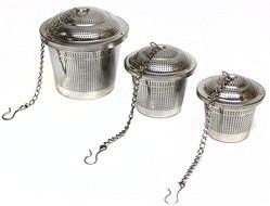 Mingwei Stainless Steel Brew-In-Mug Tea Strainers, Small/Medium/Large Tea Infusers with Extra Fine Mesh, Ideal... N5