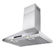 FIREBIRD 30" Stainless Steel Wall Mount 760CFM Powerful Kitchen Vent Cooking Fan Ductless Range Hood