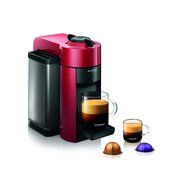 Nespresso GCC1-US-RE-NE VertuoLine Evoluo Coffee and Espresso Maker (Red) + Espresso Cup and Saucer On Wire Rack... N2