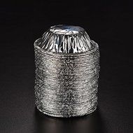 reentry-phenomenon 50X Disposable Aluminum Foil Baking Cookie Muffin Cupcake Egg Tart Mold Round N4