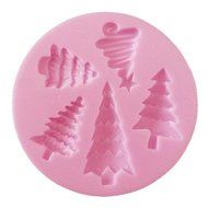 Y&amp;XL&amp;H 3D Fondant Silicone Cake Decorating Mold Christmas Tree Silicone Mold N2