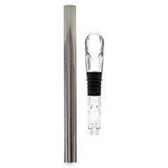 Vivian Wine Chiller 3-in-1 Wine Bottle Cooler Stick Stainless Steel Chiller Cooling Rod Air Aerator and Pourer N2