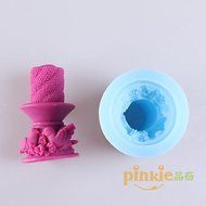 Y&amp;XL&amp;H Two Doves Candle Mold,Soap Molds Mooncake Mould Fondant Cake Chocolate Silicone Mold, Decoration Tools... N4