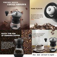 Mindkoo Manual Coffee Grinders Ceramic Burr Hand Crank Grinding Mill (Grey)