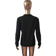 Casual Tops,Morecome Women Fashion Letter Print Sweater Round Collar Cotton Long Sleeve (M) N4