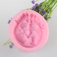 Y&amp;XL&amp;H Bride and Groom Shaped Soap Molds Wedding Mould Fondant Cake Chocolate Silicone Mold, Decoration Tools...