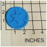 Recycle Sign Symbol Fondant Cookie Cutter and Stamp #1328