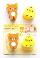 Chris&#039;s Home Rilakkuma Easily Bear / Nostril Diy Style Chicken Rice Bread Mold One Pair N4