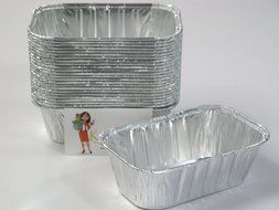Katgely 7 Oz Aluminum Casserole Pot Pie Pans (Pack of 100) N3