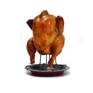 J-Creater Nonstick Vertical Chicken Roasting Roaster Rack Tin Tray Bowl