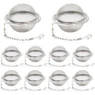 Bit Fly Stainless Steel Sphere Locking Spice Tea Ball Strainer Mesh Infuser tea strainer Filter infusor (6) N6