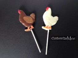 Rooster Chocolate Candy Lollipop Mold N2