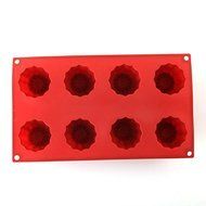 8 multi canel cupcake silicone mold silicone moulds cake decoration canele molds para horno baking tools chocolate... N2