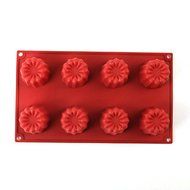 8 multi canel cupcake silicone mold silicone moulds cake decoration canele molds para horno baking tools chocolate... N3