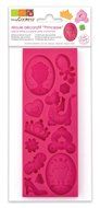 ScrapCooking 100-Percent Platinum Silicone Princess Mould for Fondant, Pink