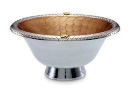 Julia Knight Queen Bee Pedestal Bowl, 5-Inch, Kiwi N2